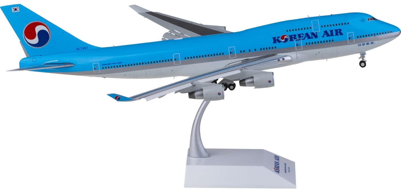 JC Wings 1:200 大韓航空 B747-400 HL7461 フラップ お取り寄せ商品】1/200 747-400 大韓航空「大英博物館特別塗装機