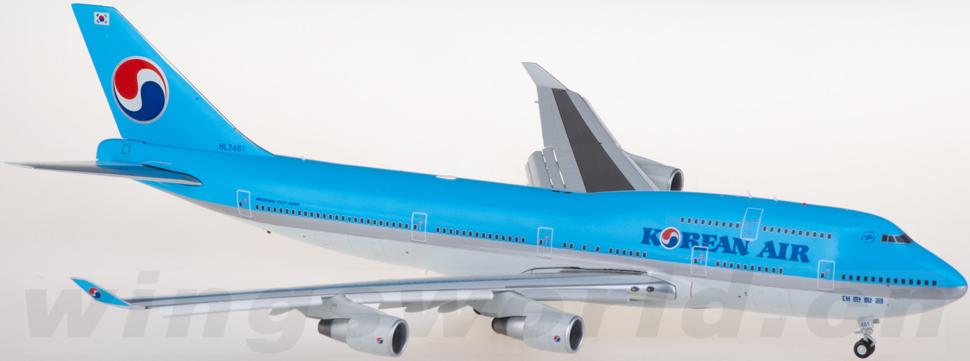 XX20187A Korean Air 大韩航空Boeing 747-400 HL7461 襟翼放下版