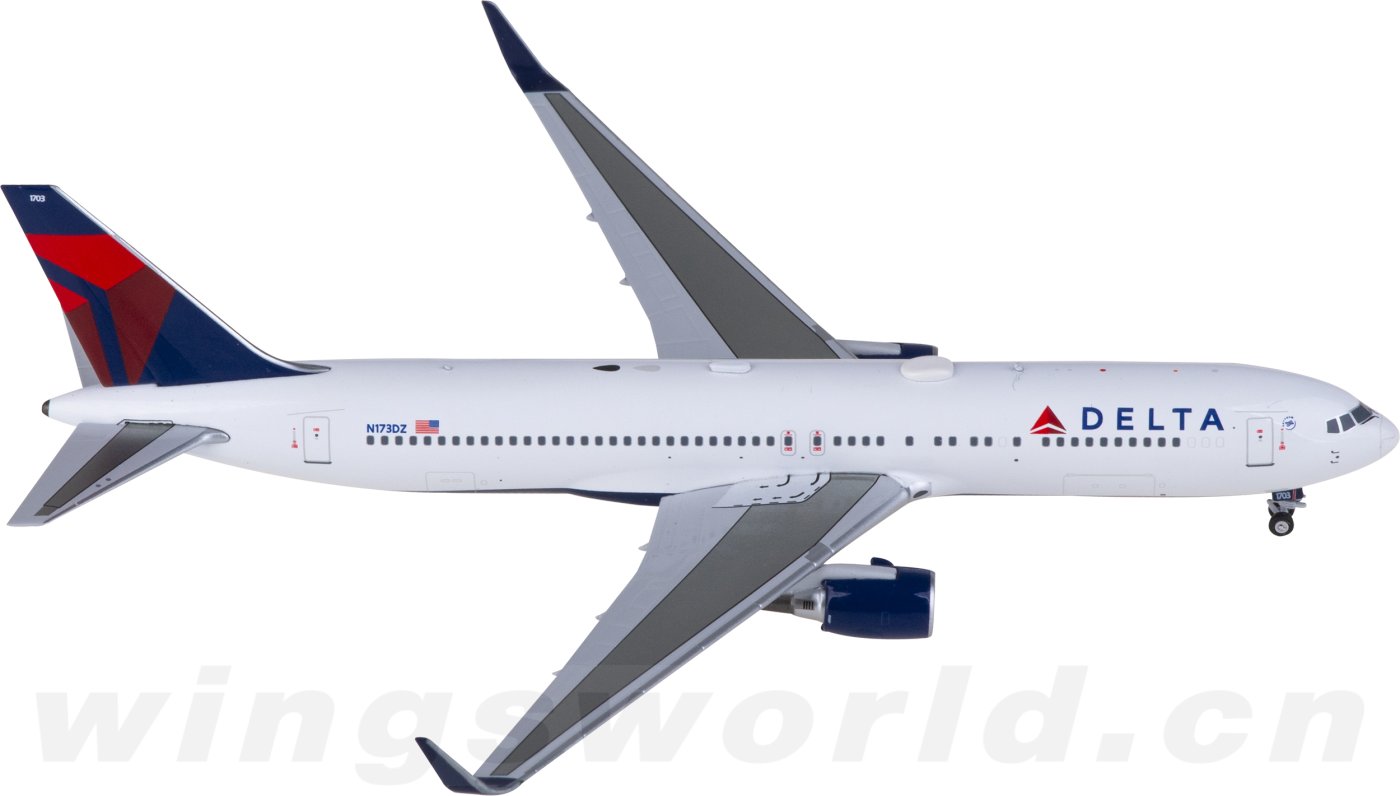 1:400 Delta Air Lines 767-300ER (with CF6 engines) NG Models