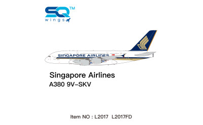 Singapore Airlines 新加坡航空 Airbus A380 9V-SKV 襟翼放下版