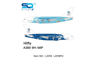 Hi Fly 葡萄牙高飞航空 Airbus A380 9H-MIP 襟翼放下版