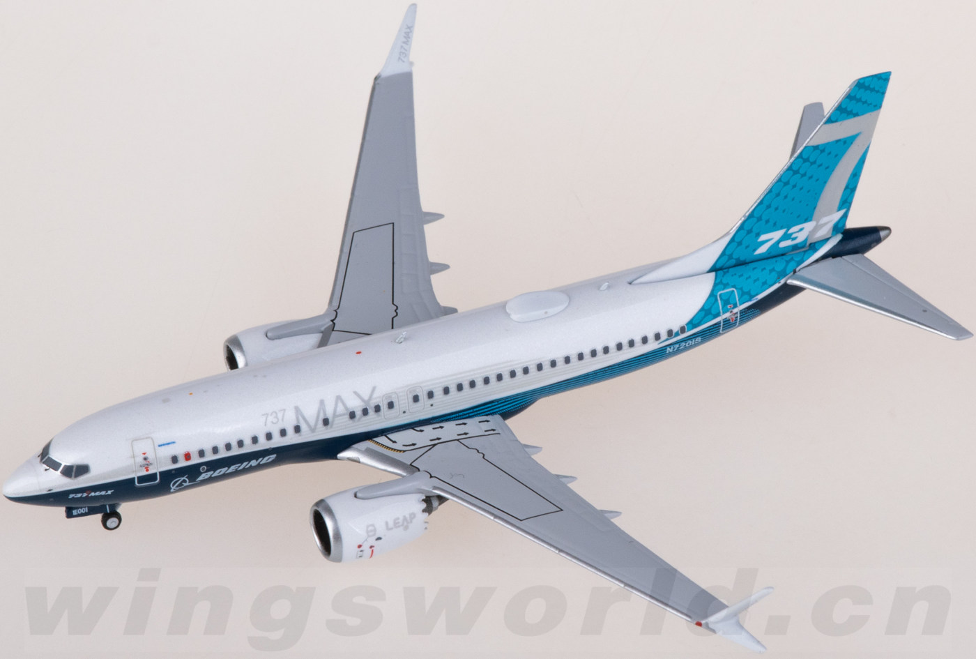 NG87003 Boeing 737 MAX 7 N7201S NGmodels 1:400 -飞机模型世界
