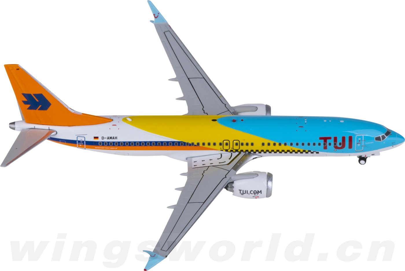 PH11908 TUI Airways Boeing 737 MAX 8 D-AMAH Phoenix 1:400 -飞机