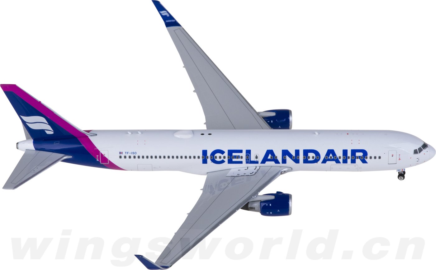 PH11911 Icelandair 冰岛航空Boeing 767-300ER TF-ISO Magenta Phoenix