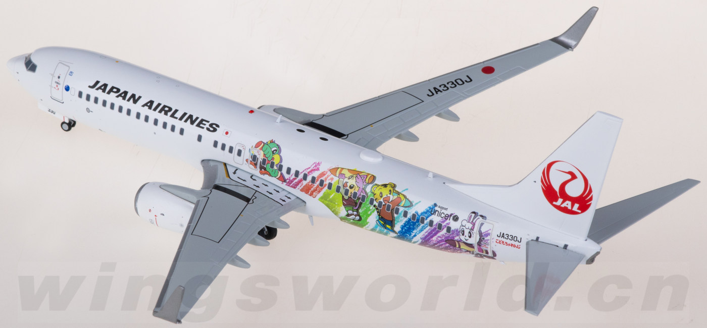 JC Wings 1:200 日本航空 B737-800 JA330J JC Wings 1:200 Japan Airlines B737-800 Diecast Aircraft