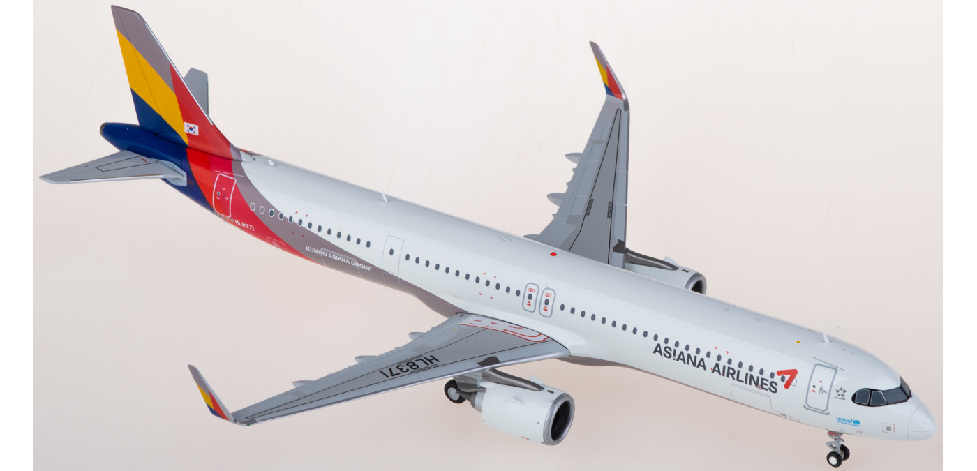 XX2325 Asiana 韩亚航空Airbus A321neo HL8371 JC Wings 1:200 -飞机
