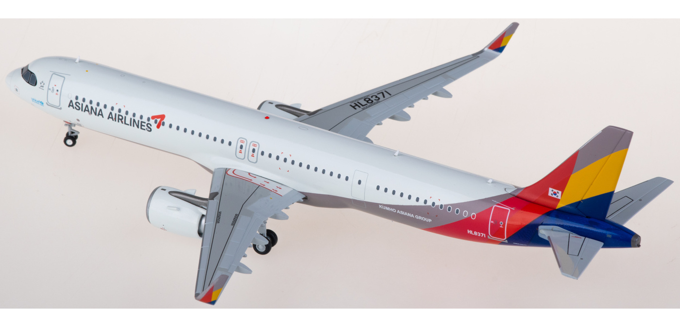 XX2325 Asiana 韩亚航空Airbus A321neo HL8371 JC Wings 1:200 -飞机