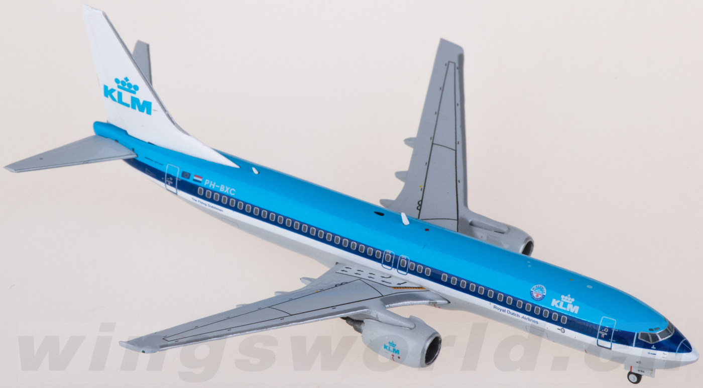 XX40002 KLM 荷兰皇家航空Boeing 737-800 PH-BXC JC Wings 1:400