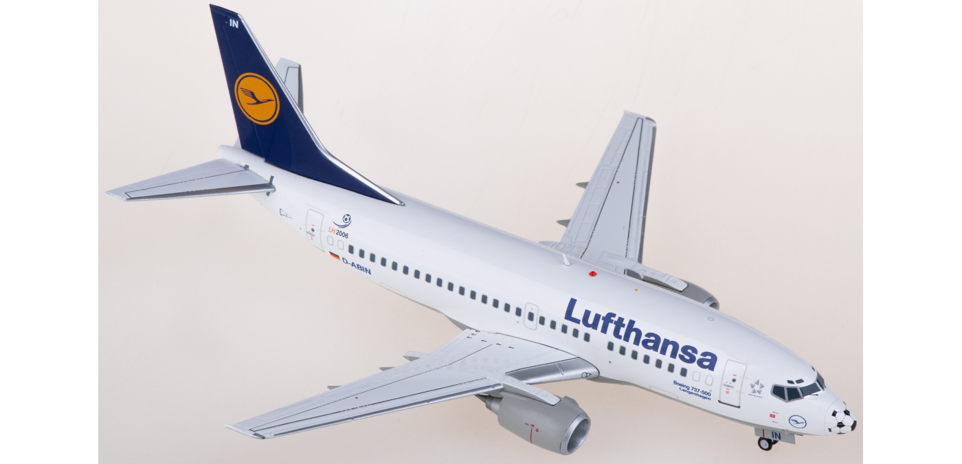 XX2381 Lufthansa Boeing 737-500 D-ABIN JC Wings 1:200 -飞机模型世界