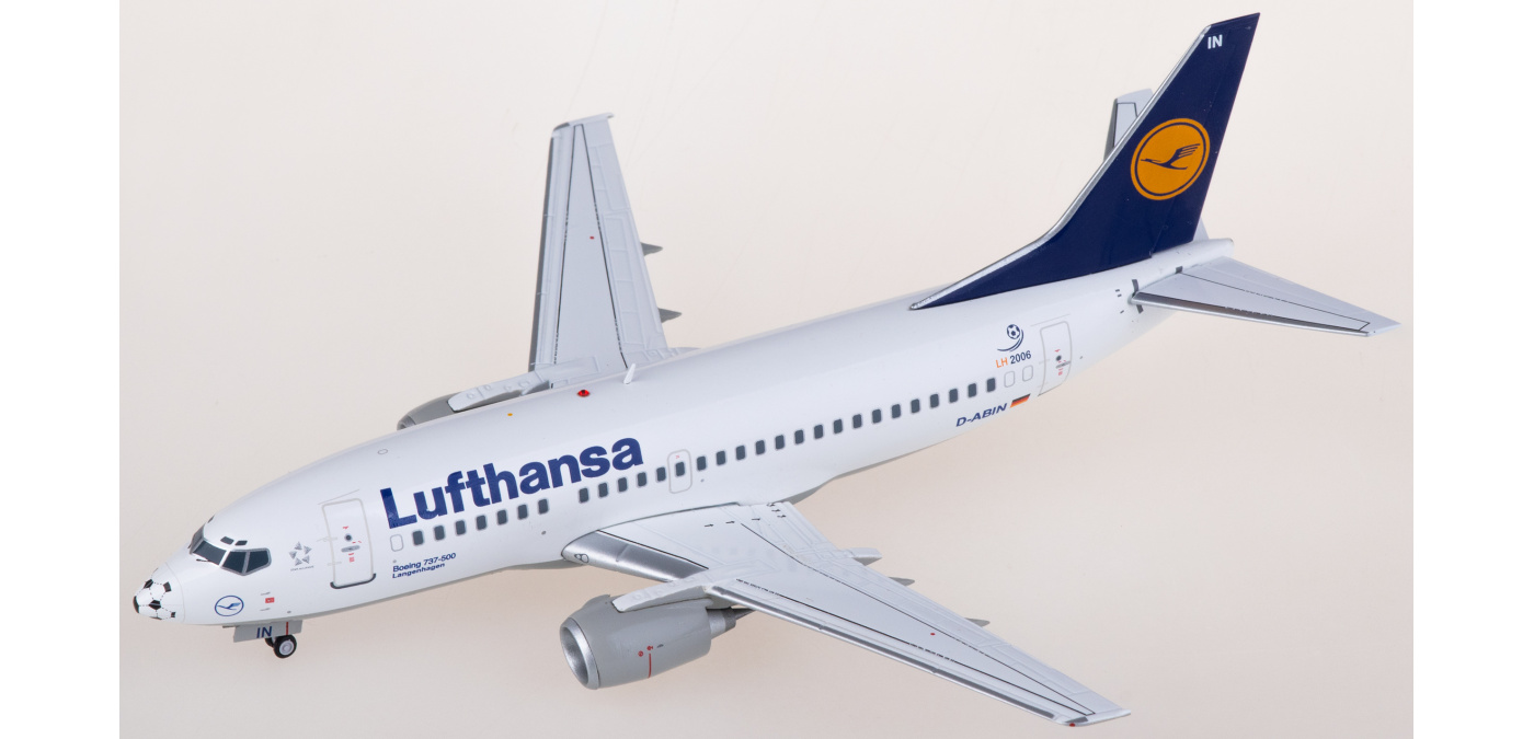 XX2381 Lufthansa Boeing 737-500 D-ABIN JC Wings 1:200 -飞机模型世界