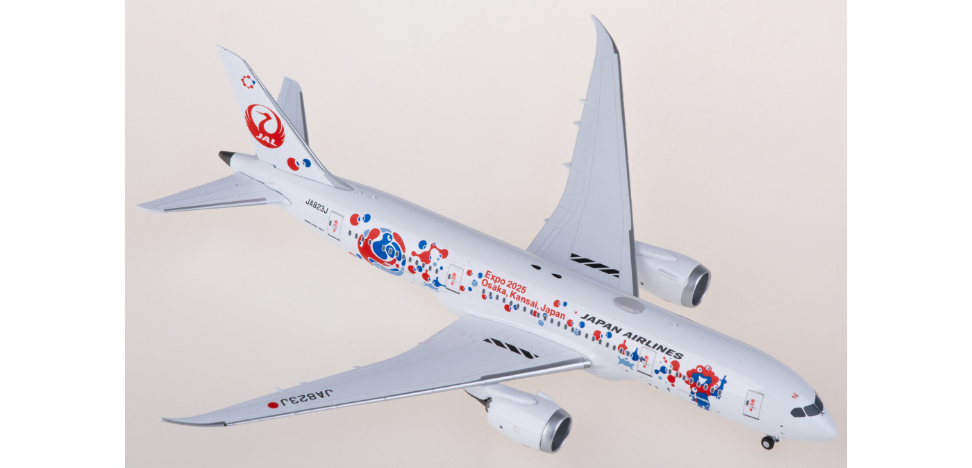 Aviation B787-8 JA823J 日本航空 JAL 1:400 Japan Airlines (JAL) 787-8 Dreamliner JA823J (Expo 2025