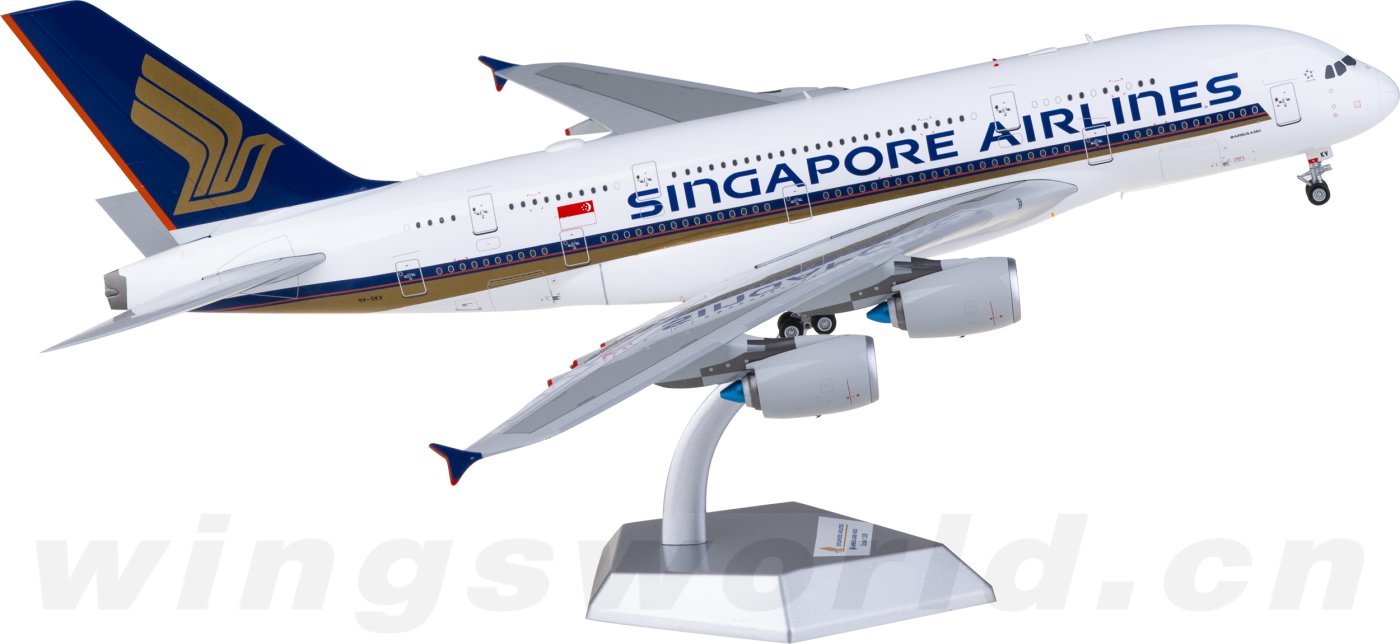 1/200 シンガポール航空 エアバスA380  9V-SKV SQ Wings 1/200 Singapore Airlines Airbus A380 9V-SKV L2017