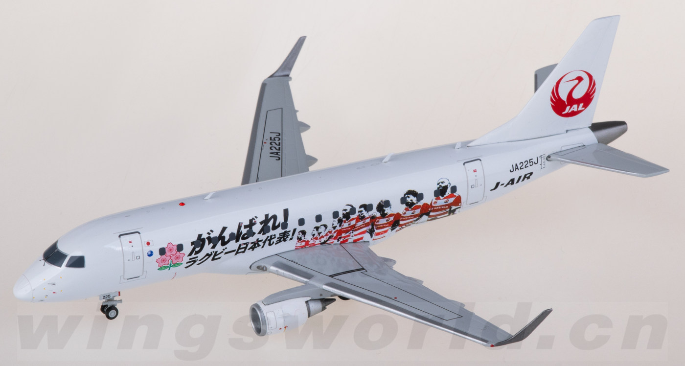 J-AIR JAL EMBRAER 170 日本航空 がんばれラグビー日本代表