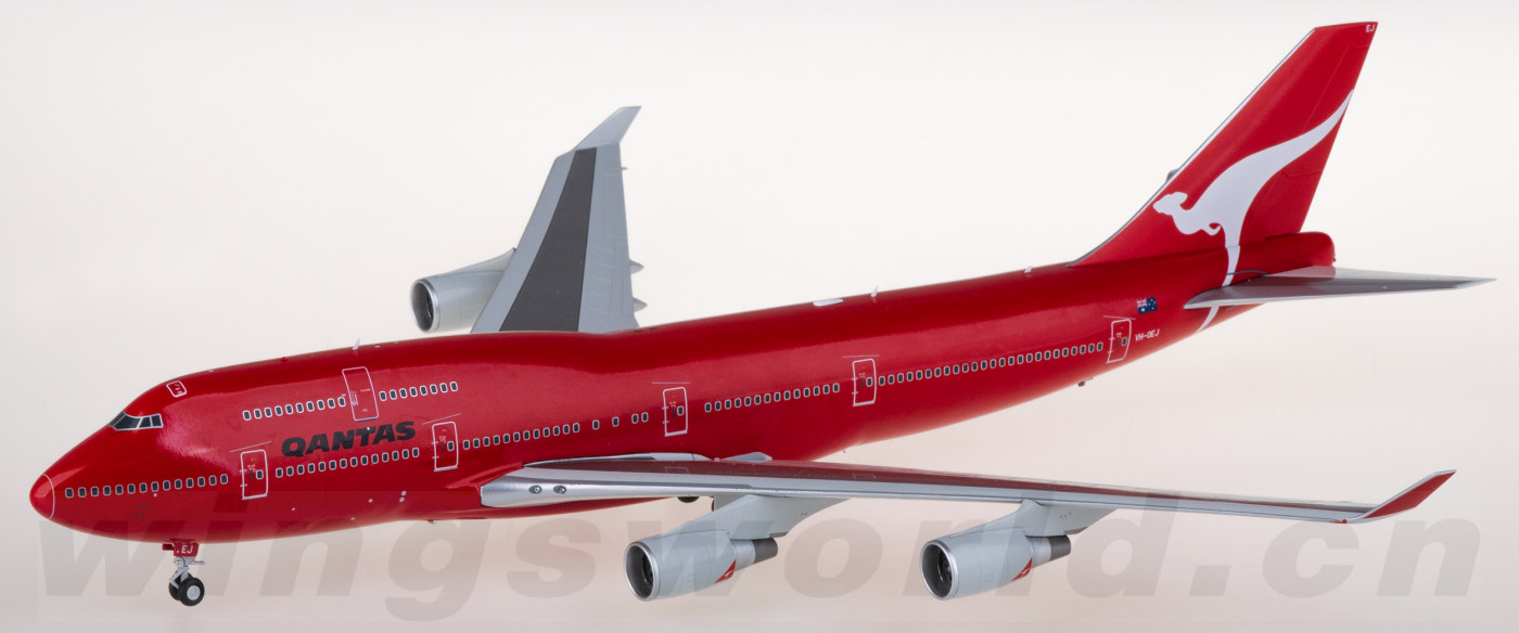 XX20376 Qantas 澳洲航空Boeing 747-400 VH-OEJ JC Wings 1:200