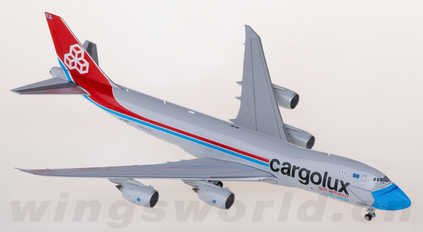 カーゴルクス 747-8F LX-VCJ 1/400 JC Wings 747-8F カーゴルックス航空「City of Zhengzhou」LX