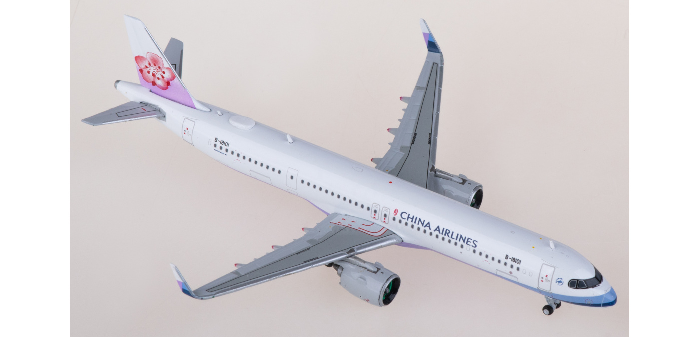 JC Wings 中華航空 CAL 1:400 A321neo B-18101 China Airlines Airbus A321neo B-18101 Pikachu Jet Livery Die
