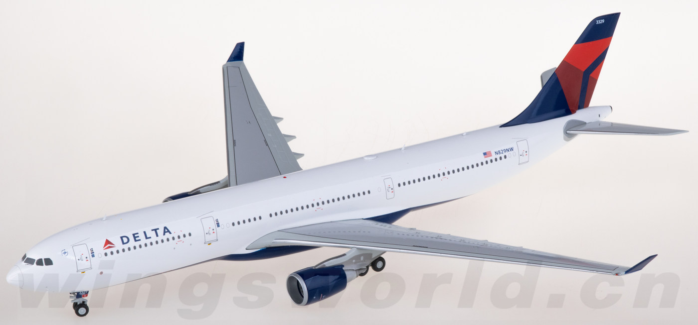 G2DAL1119 Delta Air Lines 达美航空Airbus A330-300 N829NW