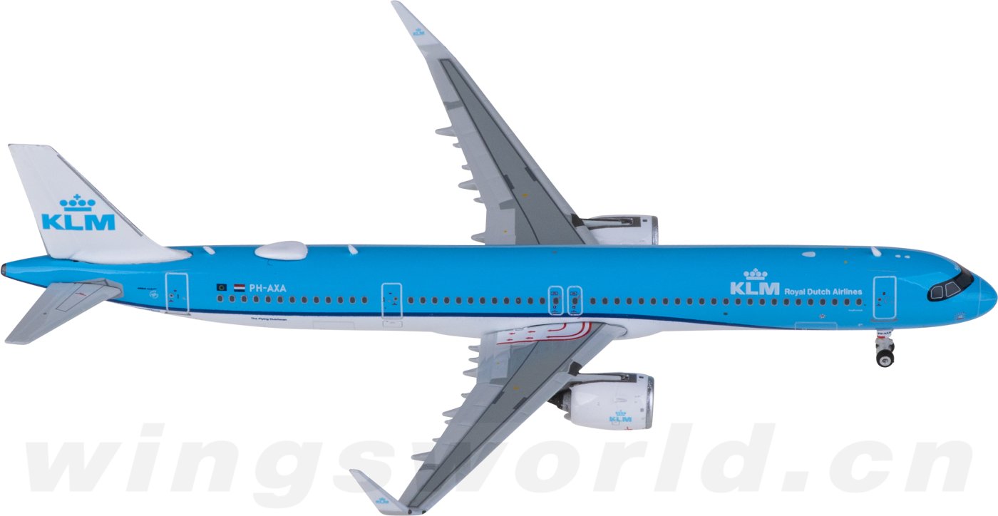 PH11917 KLM 荷兰皇家航空Airbus A321neo PH-AXA Phoenix 1:400