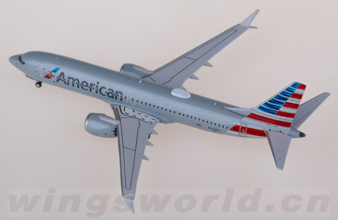 NG88033 American Airlines Boeing 737 MAX 8 N338RS NGmodels 1:400