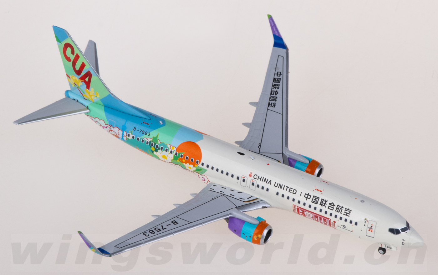NG58223 China United Airlines 中国联合航空Boeing 737-800 B-7563