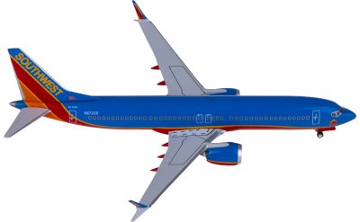 NGmodels 1:400 Southwest Airlines 美国西南航空 Boeing 737 MAX 8 N872CB