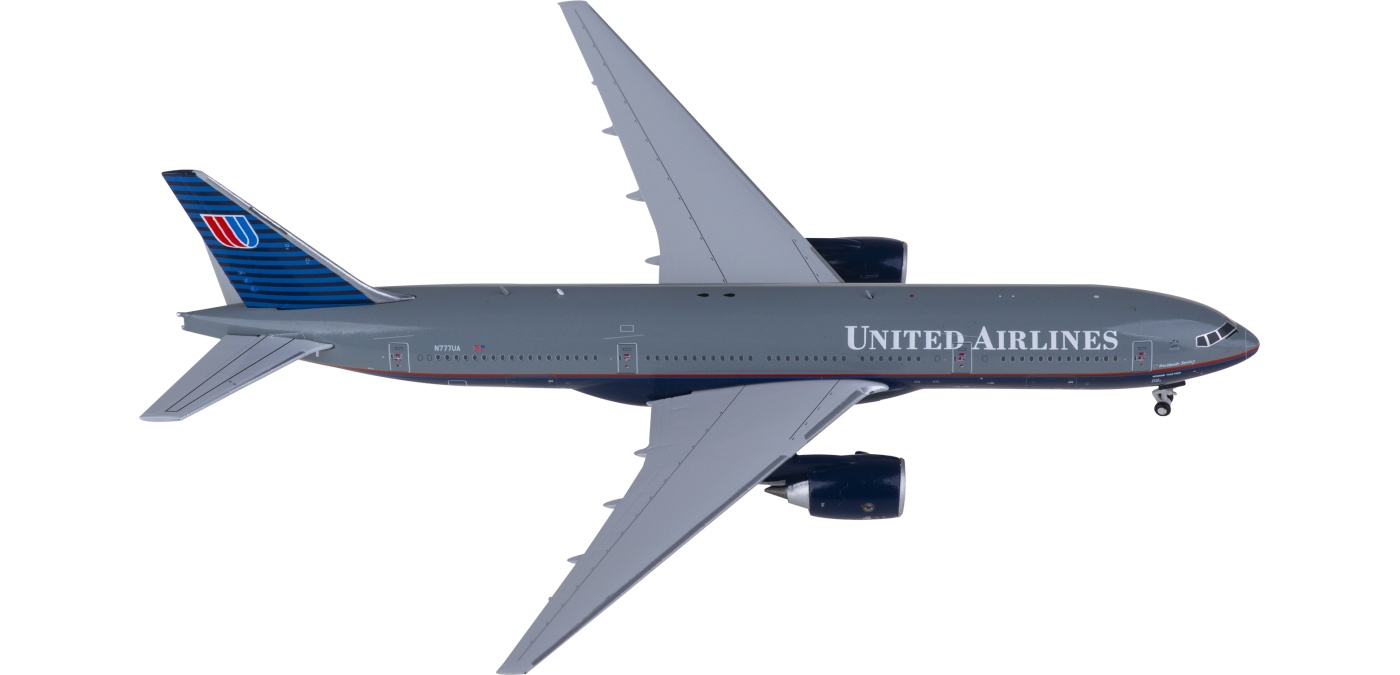 XX40206 United Airlines 美国联合航空Boeing 777-200 N777UA JC