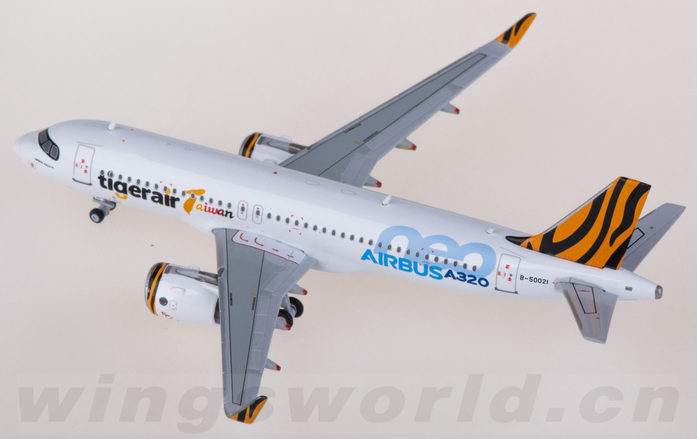 XX4981 Tigerair 欣丰虎航Airbus A320neo B-50021 JC Wings 1:400