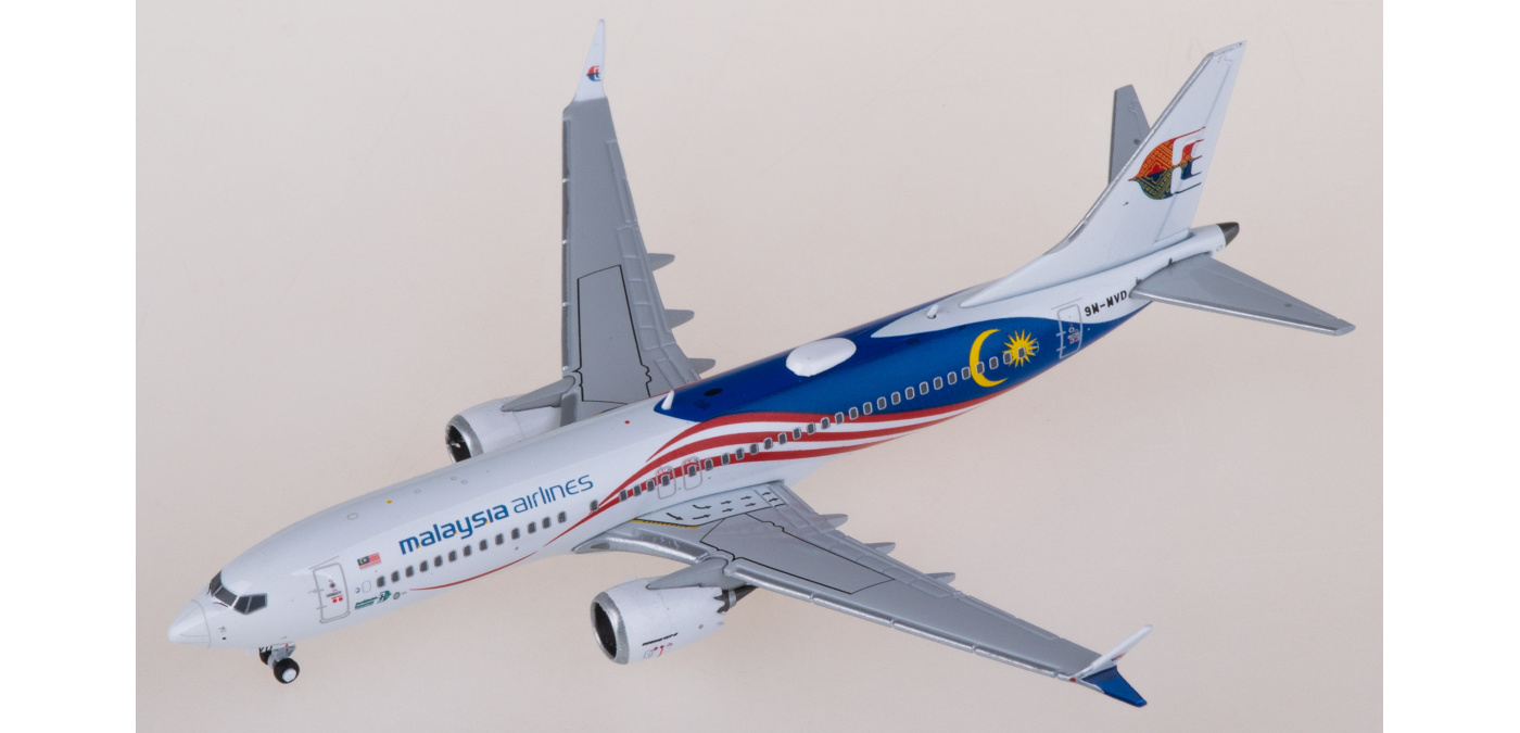 JC Wings 1:400 マレーシア航空 B737MAX8 9M-MVD s-l400.jpg
