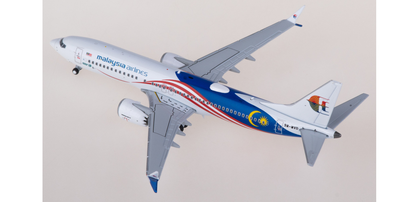 LH4360 Malaysia Airlines 马来西亚航空Boeing 737 MAX 8 9M-MVD