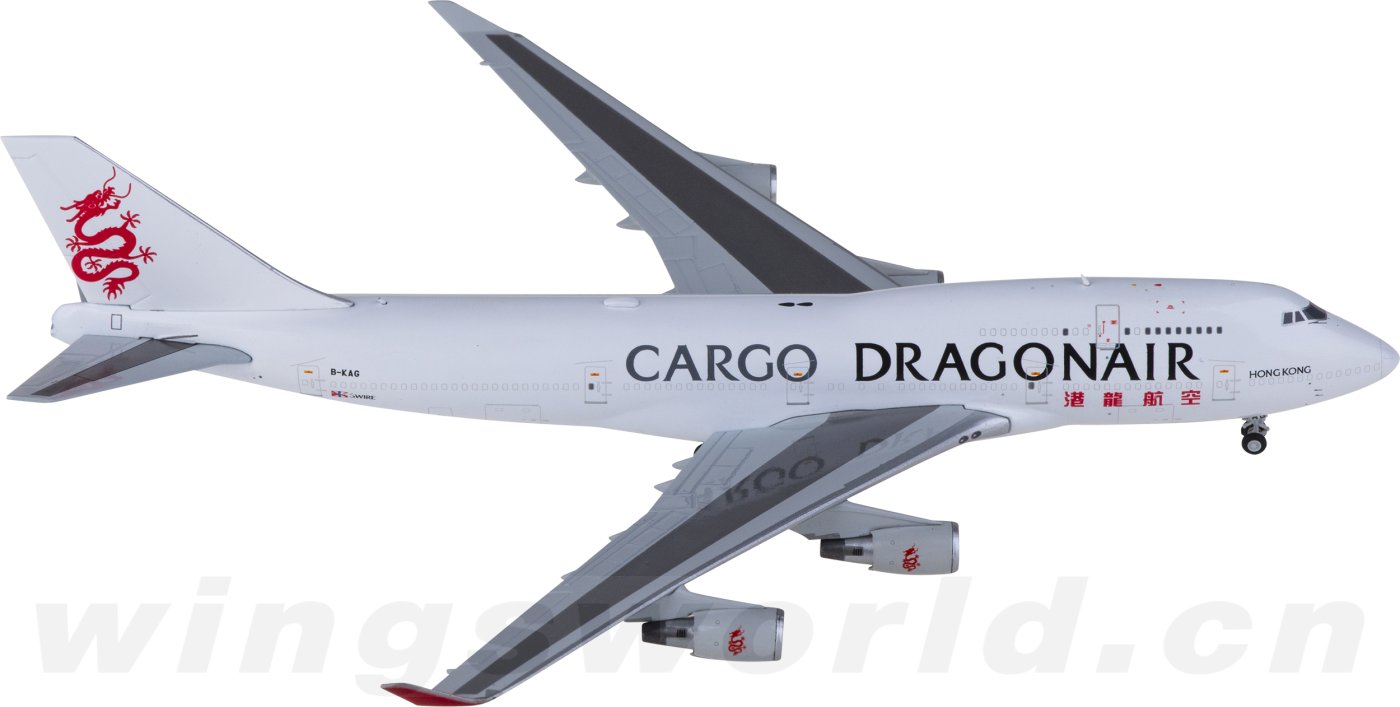 EW4744008 Dragonair 港龙航空Boeing 747-400BCF B-KAG JC Wings