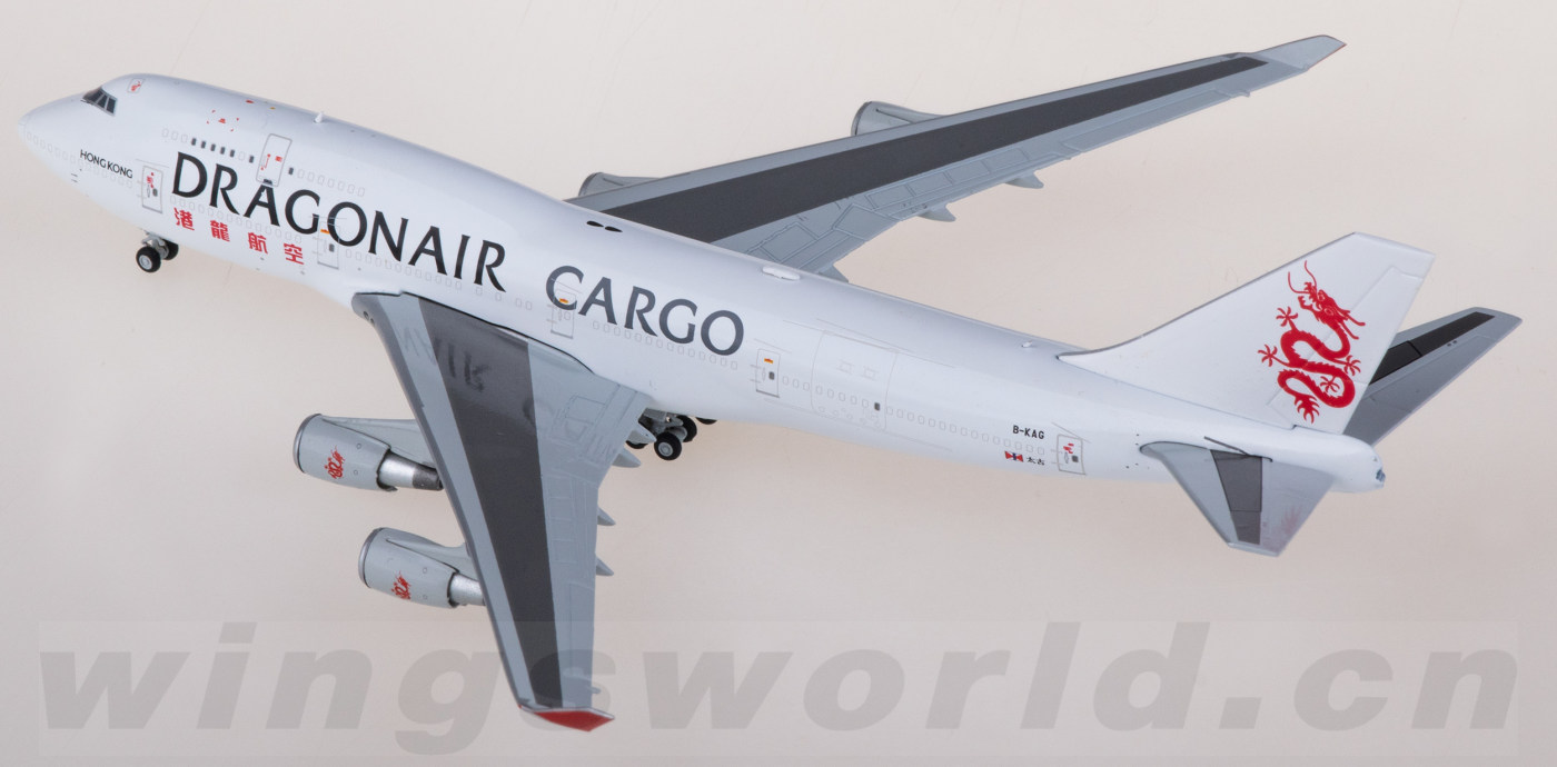 EW4744008 Dragonair 港龙航空Boeing 747-400BCF B-KAG JC Wings