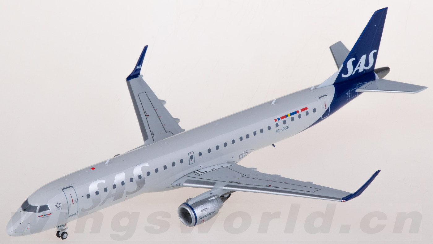 XX20273 SAS 北欧航空Embraer ERJ-190-200LR SE-RSK JC Wings 1:200