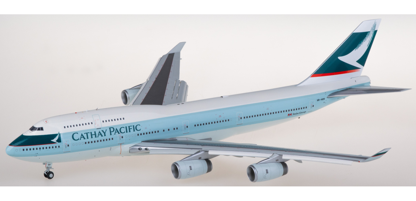 SA2017A Cathay Pacific Boeing 747-400 VR-HOV Flaps Down JC Wings 1