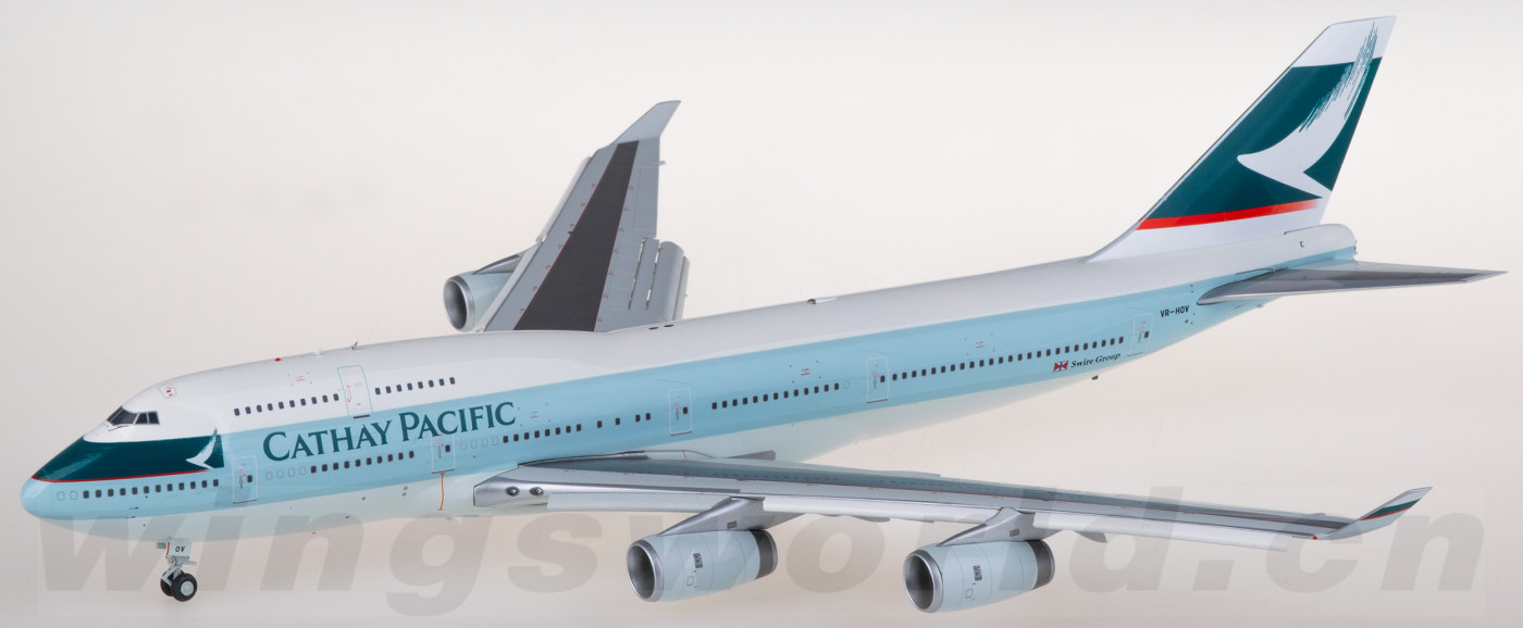 SA2017A Cathay Pacific Boeing 747-400 VR-HOV Flaps Down JC Wings 1