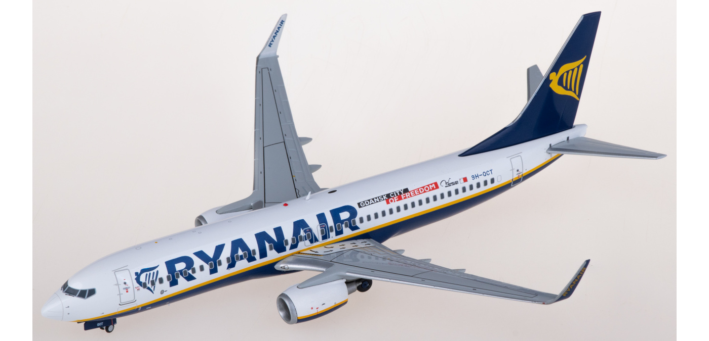 XX2440 Ryanair 瑞安航空Boeing 737-800 9H-QCT JC Wings 1:200