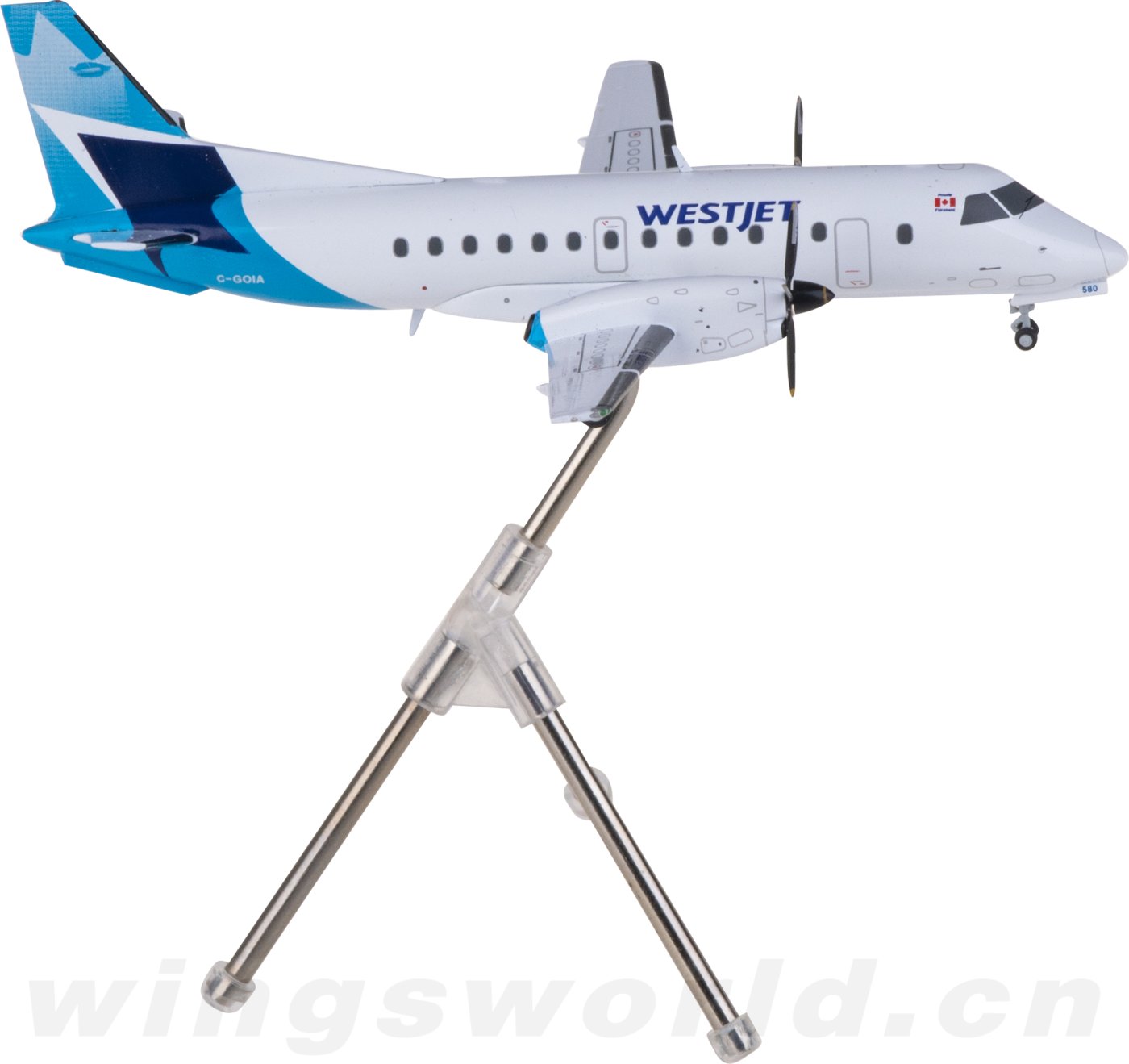 G2WJA1245 WestJet 西捷航空Saab 340B C-GOIA Geminijets 1:200 -飞机