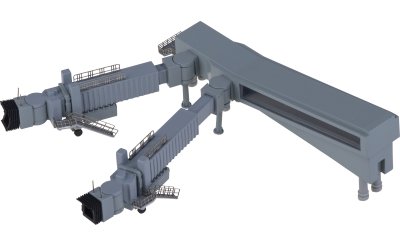 Fantasy Wings 1:400 Airport Airbridge Set of 2