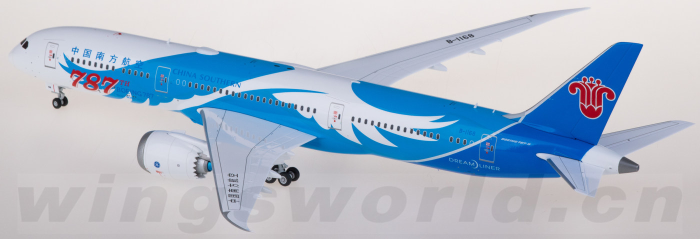 SQ Wings 1:200 中国南方航空 B787-9 B-1168 SQ Wings China Southern Boeing 787-9 B-1168 787th L2011