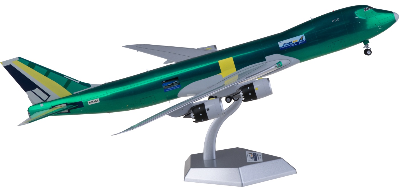 SQ Wings 1:200 アトラス航空 B747-8F N863GT L2015 Atlas Air 阿特拉斯航空Boeing 747-8F N863GT SQ Wings 1