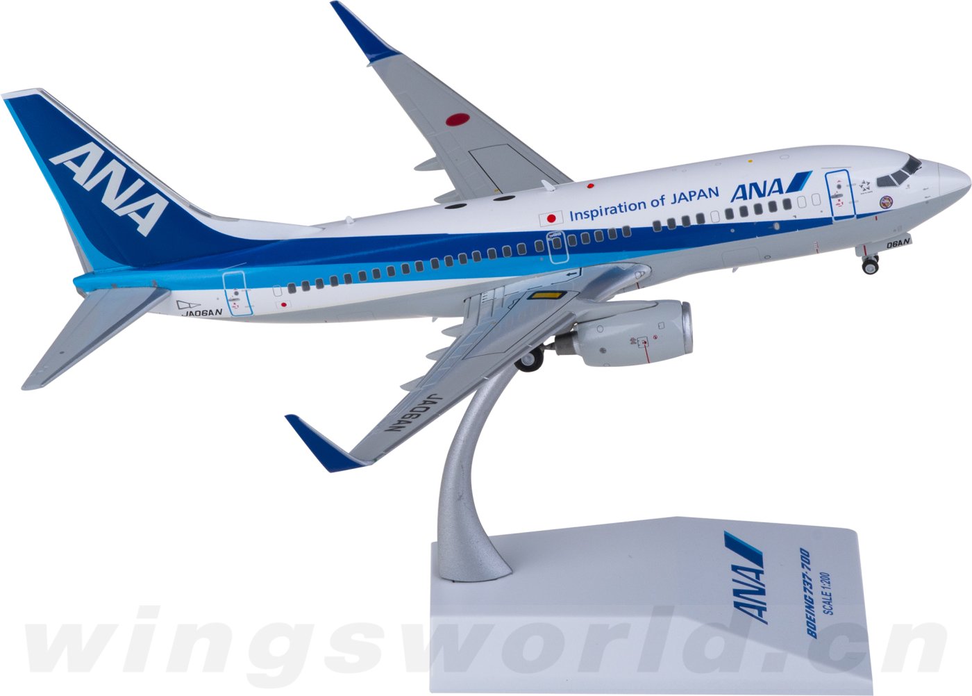 EW2737008 ANA 全日空Boeing 737-700 JA06AN JC Wings 1:200