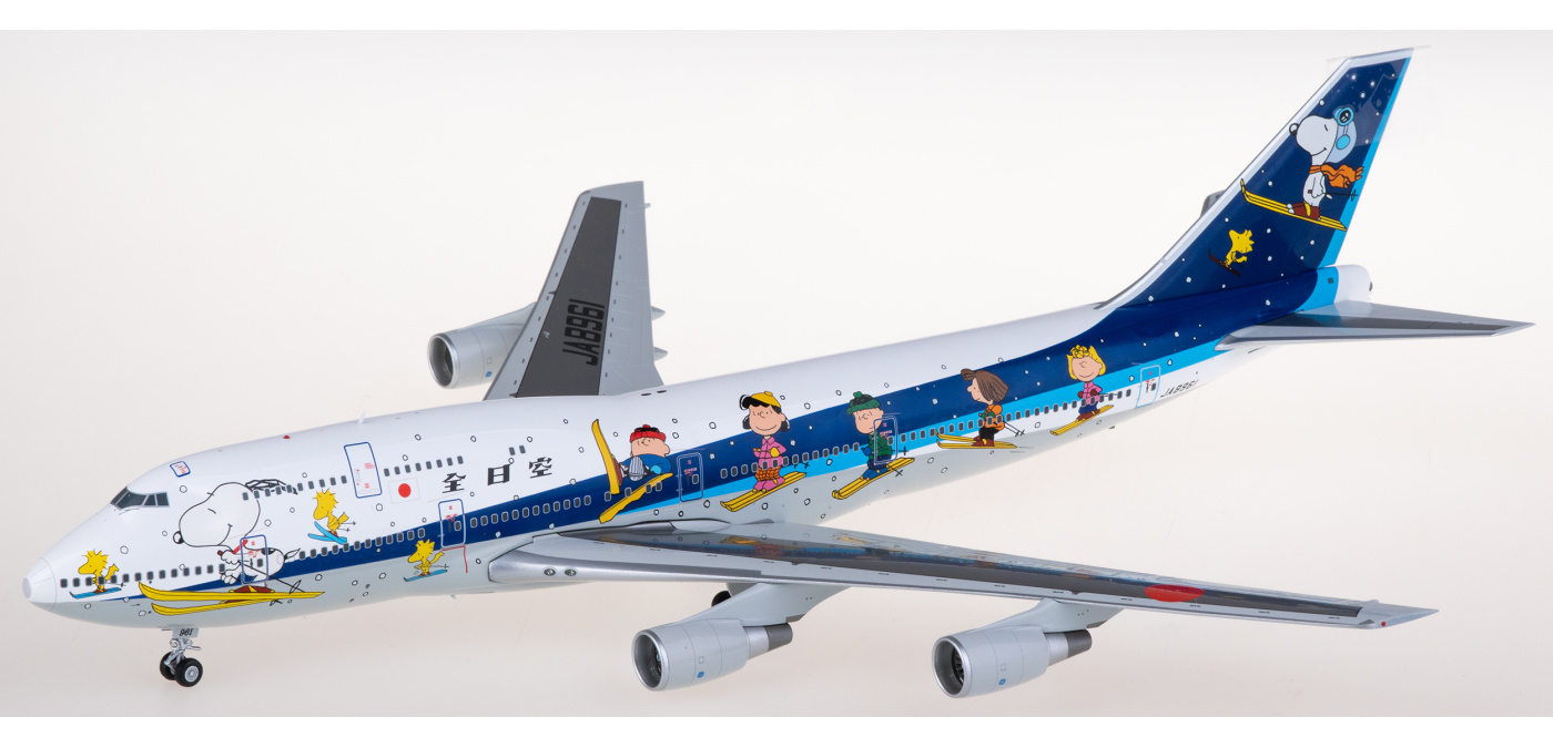 L2021 ANA 全日空Boeing 747-400D JA8961 SQ Wings 1:200 -飞机