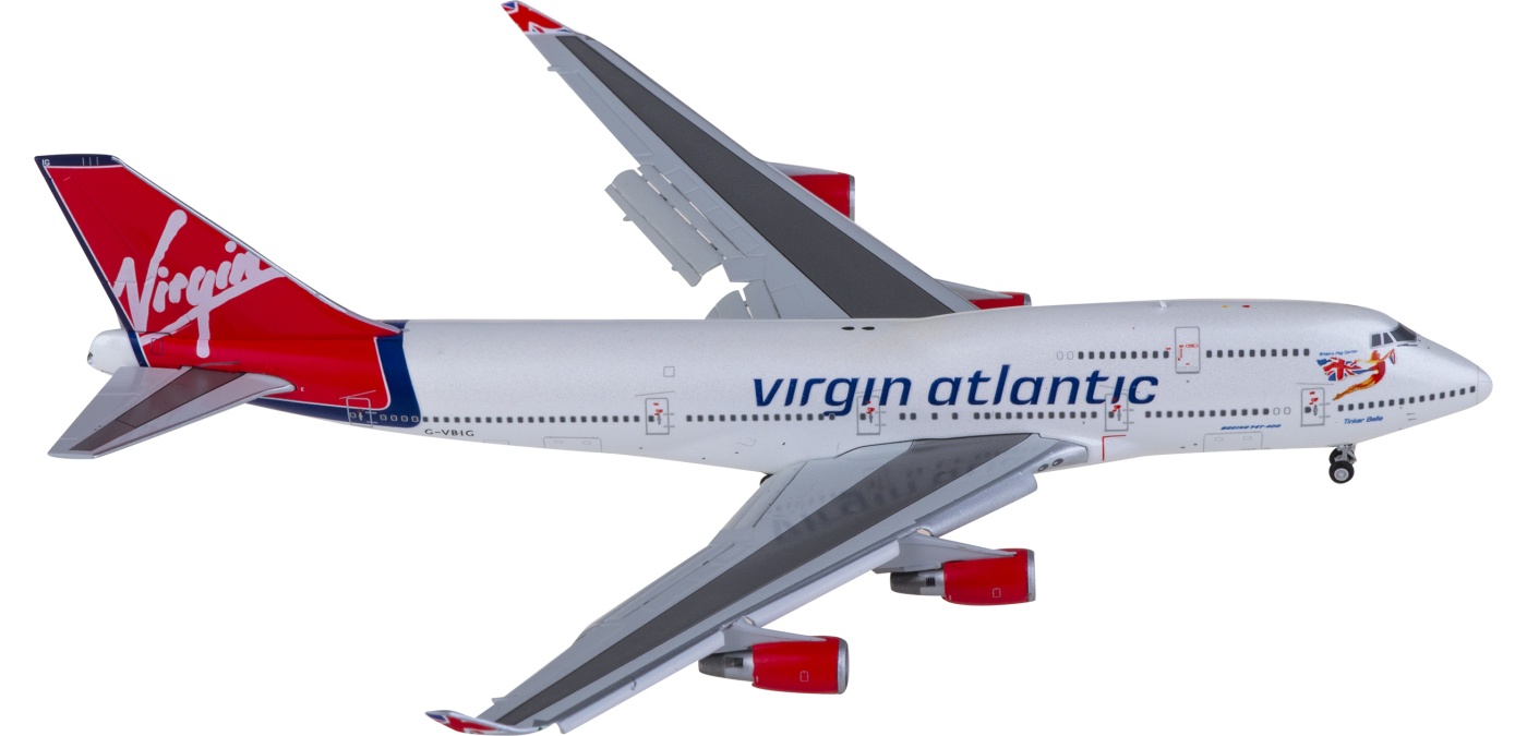 XX40224A Virgin Atlantic 维珍航空Boeing 747-400 G-VBIG 襟翼放下版