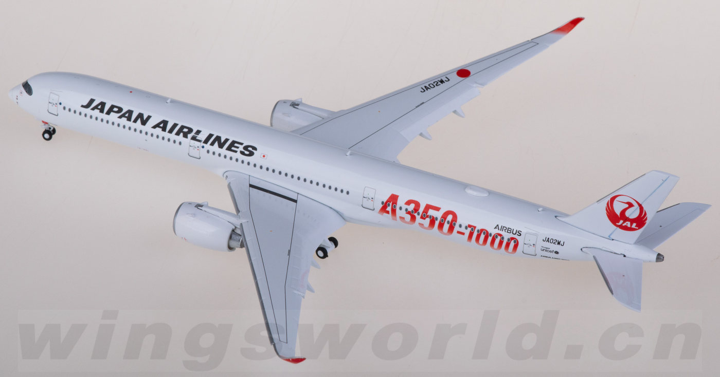 SA4027A Japan Airlines 日本航空Airbus A350-1000XWB JA02WJ 襟
