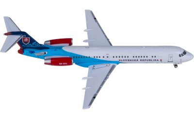 JC Wings 1:400 Slovakia Government Flying Service 斯洛伐克政府飞行服务队 Fokker 100 OM-BYC