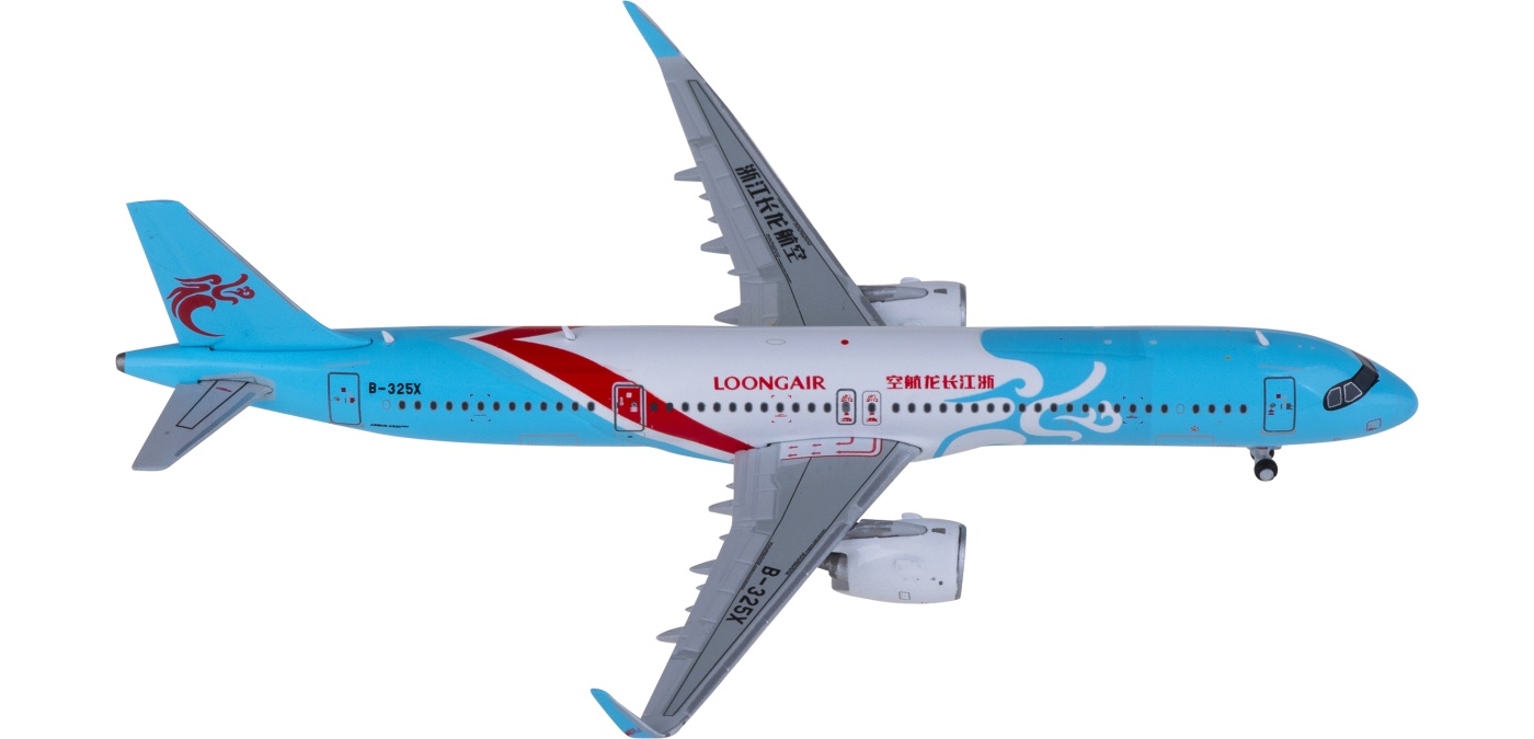飛龍132 LH4271 Loong Air 长龙航空Airbus A321neo B-325X JC Wings 1:400