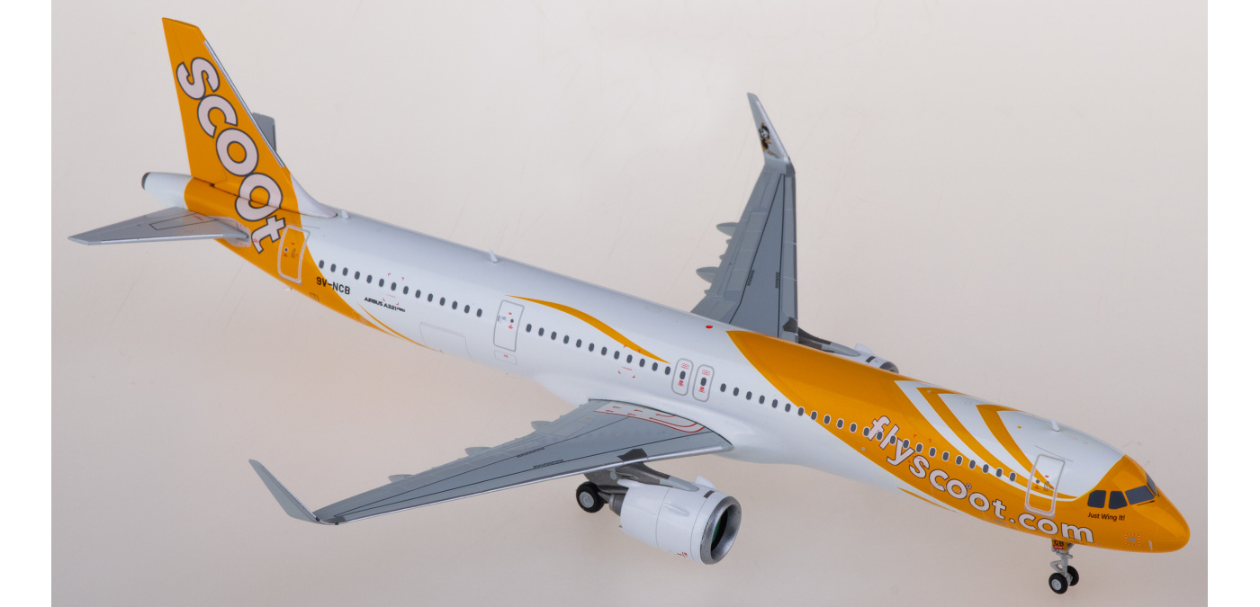 EW221N013 Scoot 酷航Airbus A321neo 9V-NCB JC Wings 1:200