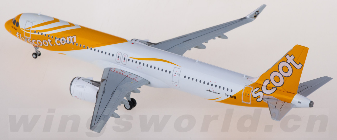 EW221N013 Scoot 酷航Airbus A321neo 9V-NCB JC Wings 1:200