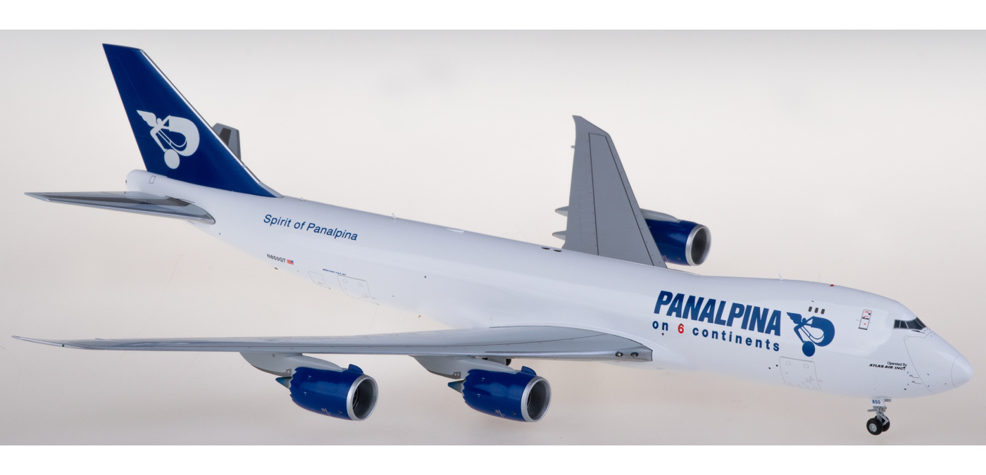XX2710 Panalpina 泛亚班拿Boeing 747-8F N850GT 货机JC Wings 1:200