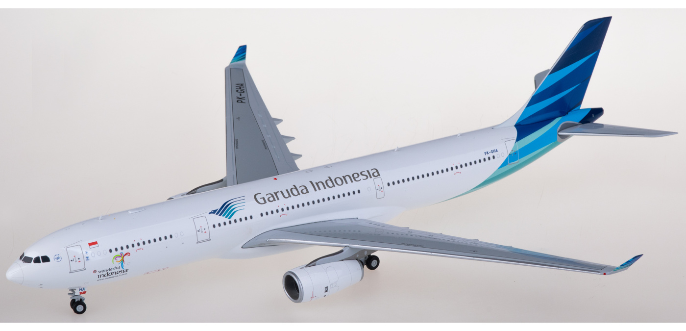 【P.O.P】1/200 Garuda IndonesiaA330-900 1:200 JC Wings Garuda Indonesia AIRBUS A330-900NEO Plane Diecast
