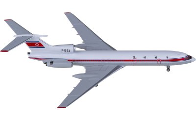 NGmodels 1:400 Air Koryo Tupolev TU-154B P-551